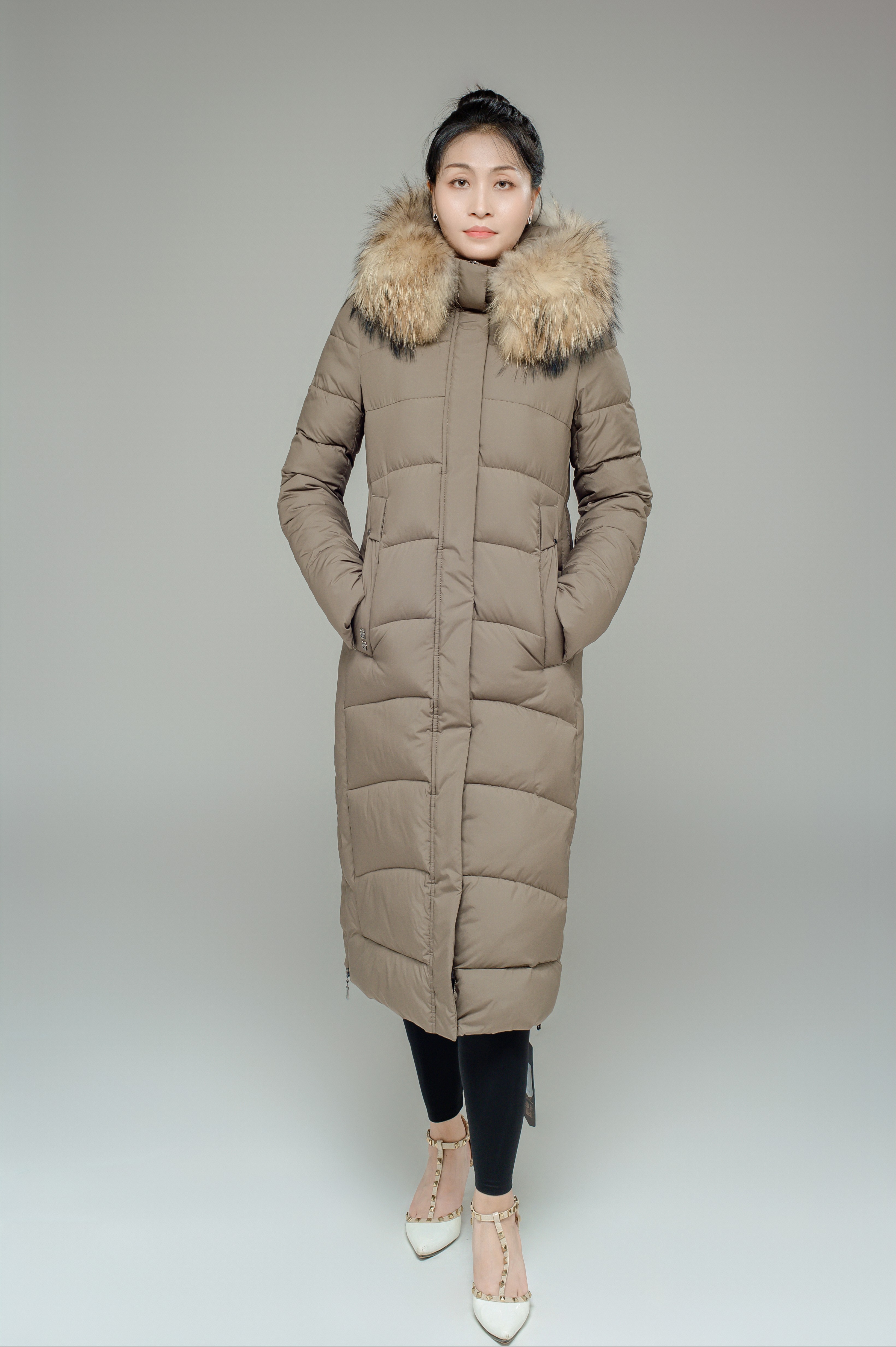 FODARLLOY 2022 SS Collection Women's Hooded Warm Winter Thicken Fleece SS Collection Long Coats
