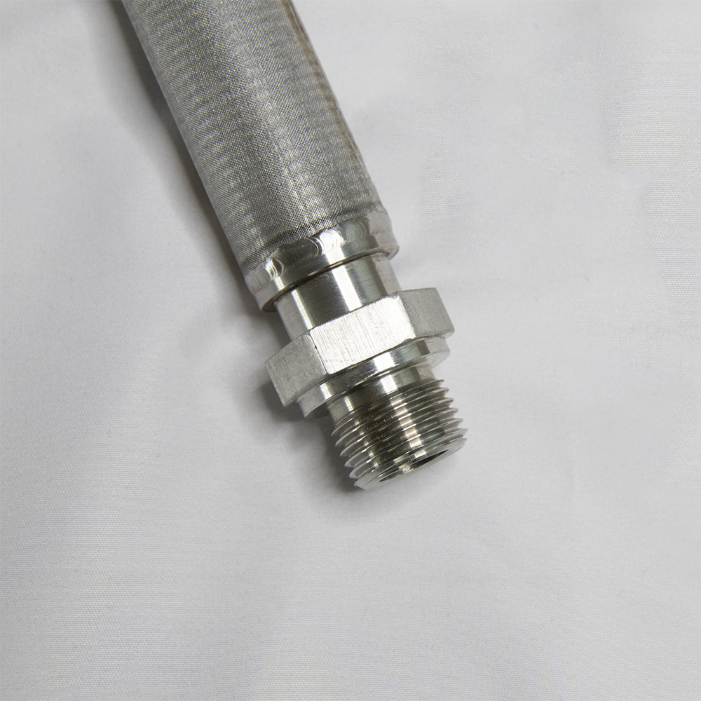 Sintered 10 Micron Wire Mesh Filter Cylinder，Heat Resistant SS Oil Filter Tube