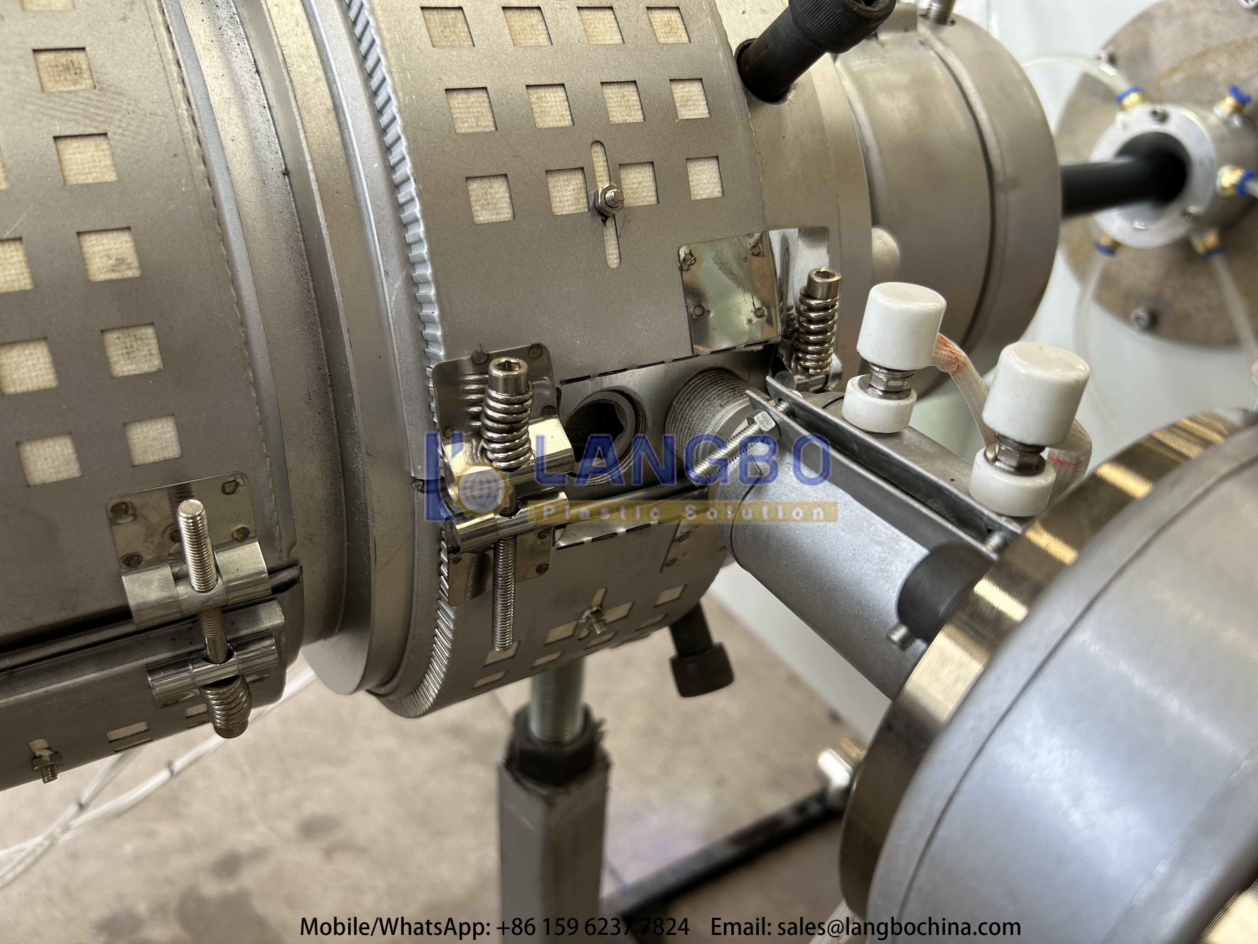 ABB Inverter Used In 16-110mm HDPE Pipe Extrusion Line With 65/33 Extruder