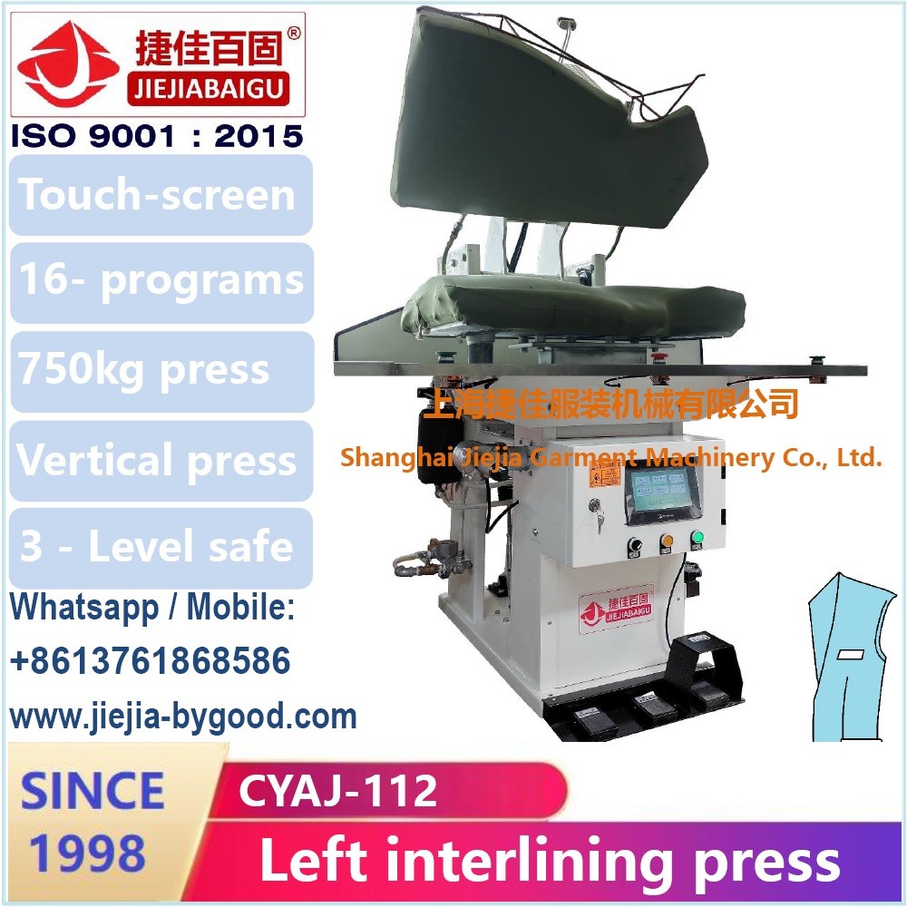 Touch Screen Cloth Press Machine Automatic For Garment Steam Press