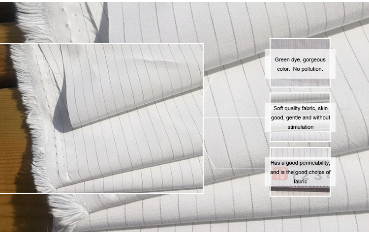 Esd Fabric Plaid Polyester Cleanroom Anti-static Cloth For Safety Workwear and Scrubs