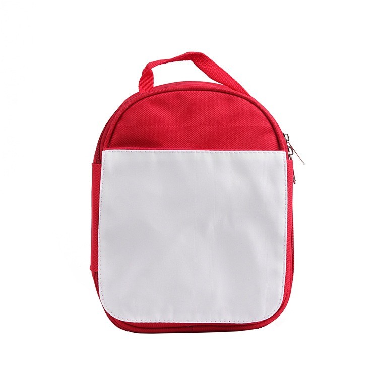 Portable Canvas Sublimation Lunch Handbag Printable Lunch Bag For Sublimation Printing