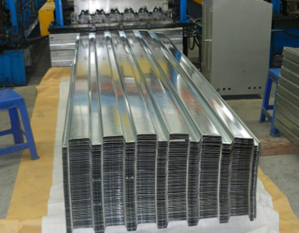 Corrugated Steel Roofing Sheet Z120 DX51D 0.55mm For Warehouses