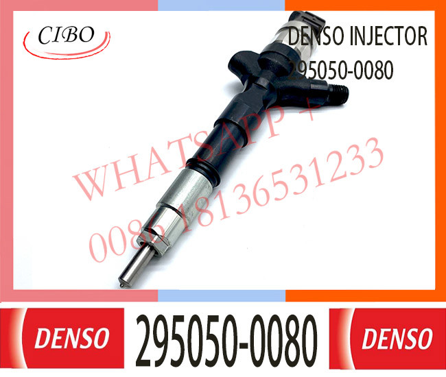 295050-0080 Neutral Common Rail Diesel Fuel Injector For TOYOTA 23670-30390