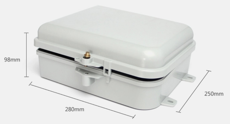 ABS FTTH Fiber Splitter Distribution Terminal Waterproof 16 Core