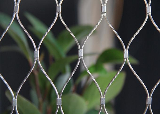 Easily Assembled Cable Wire Mesh Stainless Steel High Strength Webnet