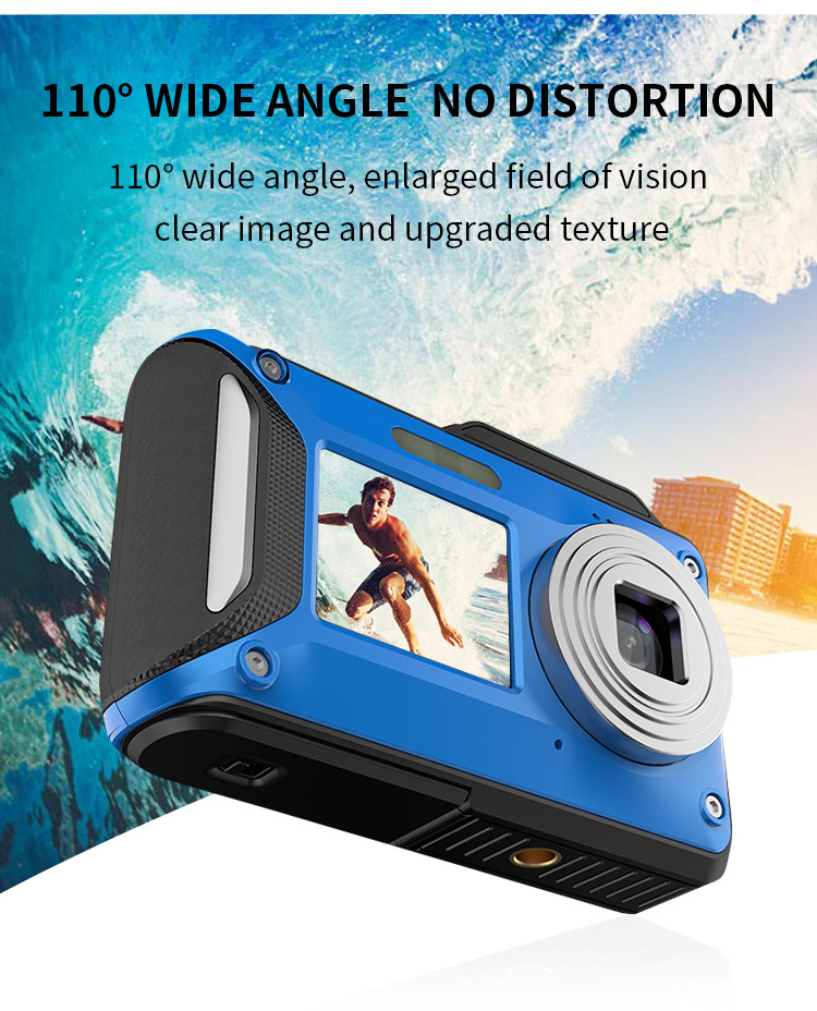 2.7" Dual Screen Digital Camera MIC 2.4G Remote Controller WIFI Support 4k HD DV Camcorder