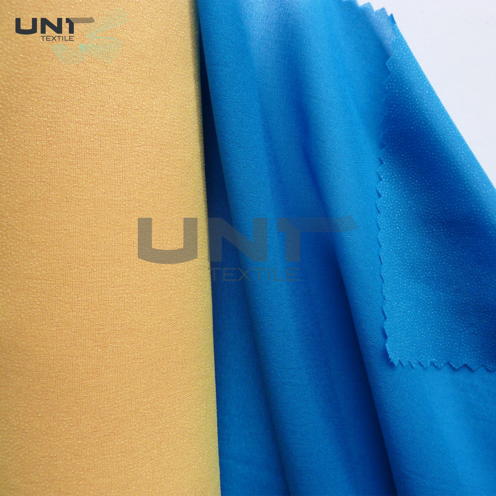 Colorful woven fusible interlining double dot 100% Polyester adhesive, eco-Friendly