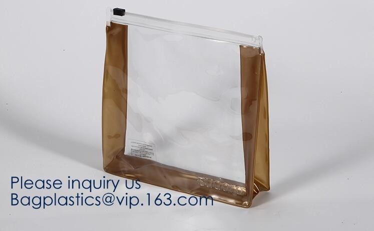 Daily Used Products Packaging Eva Zipper School Bag,Eco-Friendly Soft Plastic Frosted Cosmetic EVA Zipper Bags, Bagease