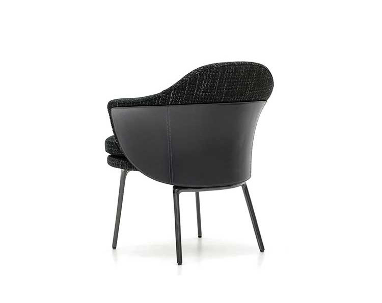 Wood Upholstered Side 810mm Modern Dining Room Chairs