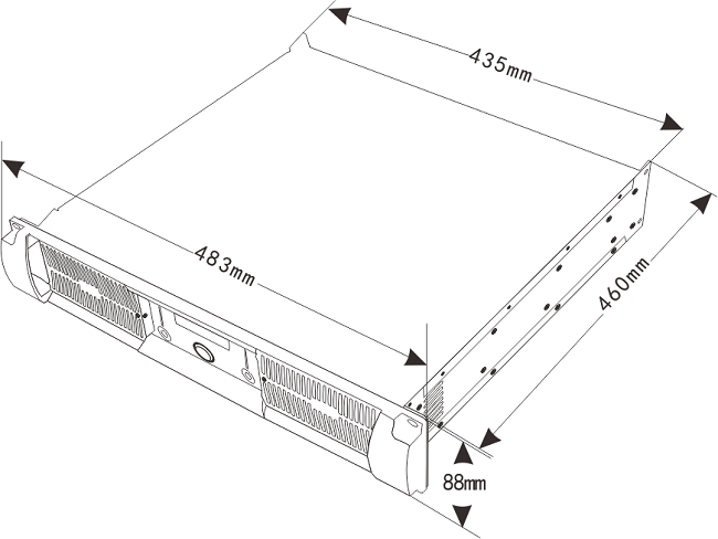 1000W Analog Power Amplifier