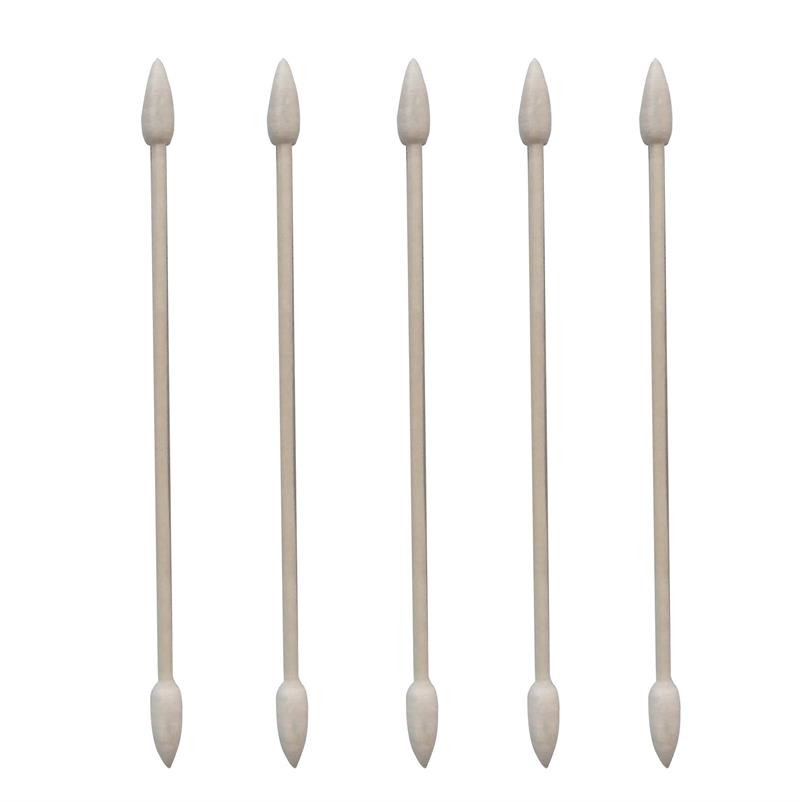 3 Inch Slim Paper Handle Cleanroom Consumables Lint Free Cotton Swabs