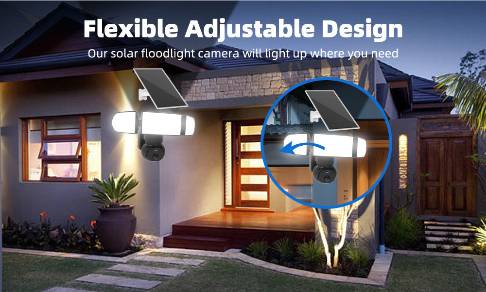 IP65 Solar Power Kit For Security Camera Portable Camera Solar Panel