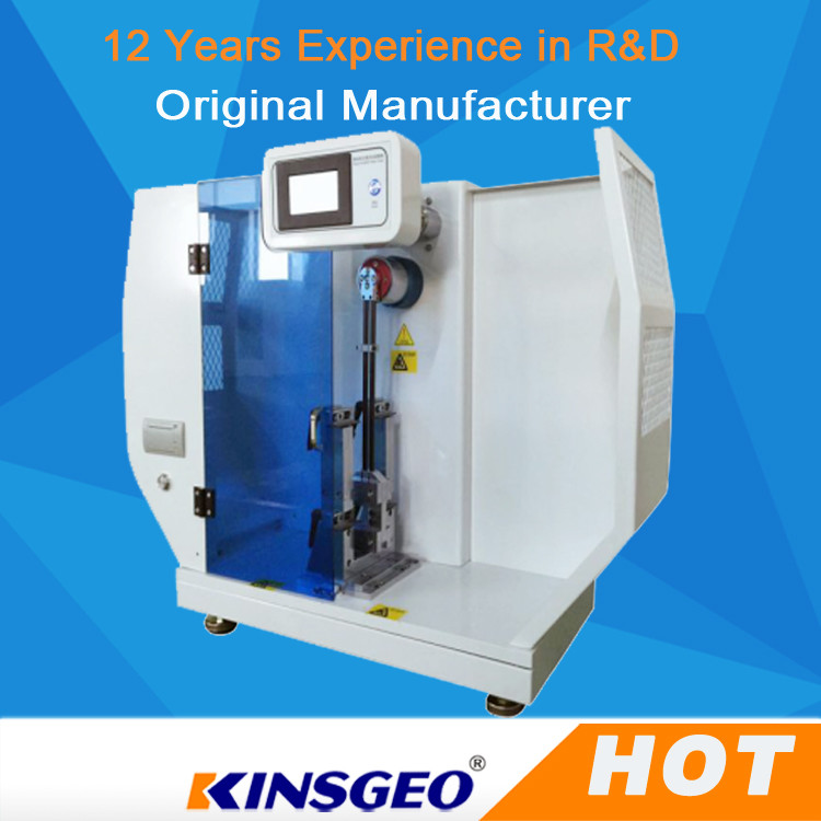 560* 300* 840mm 150 Degree Electronic LCD Touch Izod Impact Testing Machine for Plastic