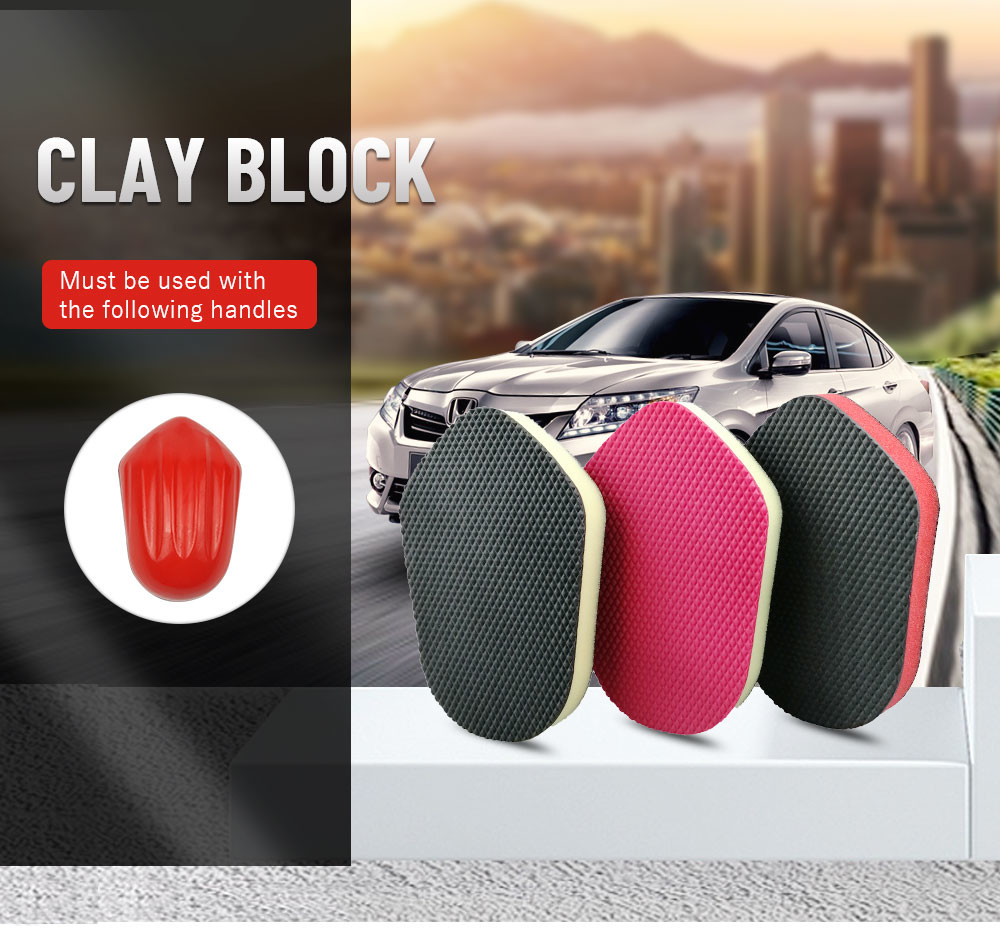 Customized Car Clay Pad With Blister Packages ISO-9001 Certificated