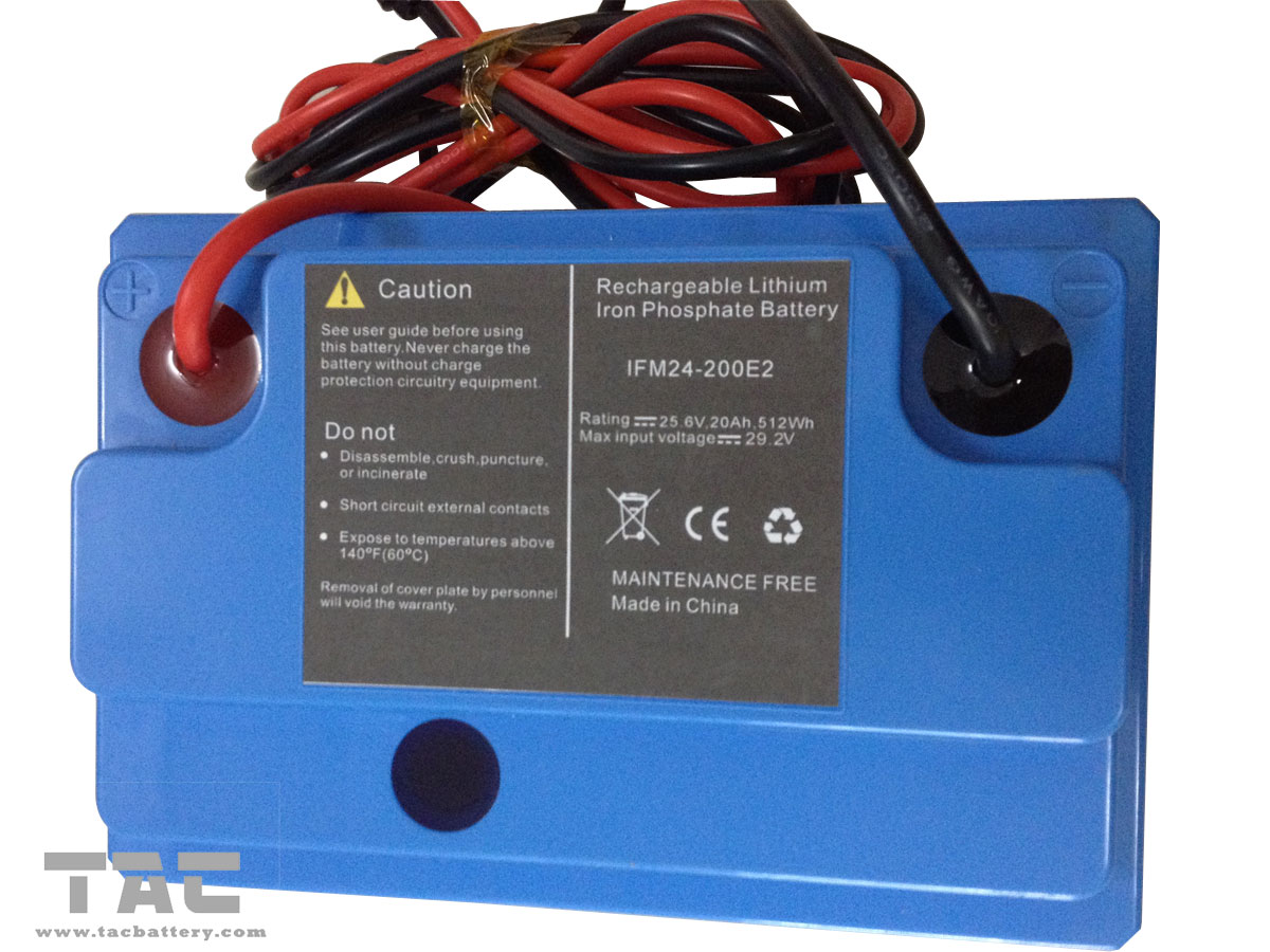 24V 20Ah High Rate LiFePO4 Battery Pack For Pump