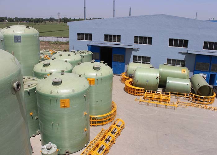 High Strength Antiseptic Cylindrical FRP Storage Tank Agriculture Water Storage