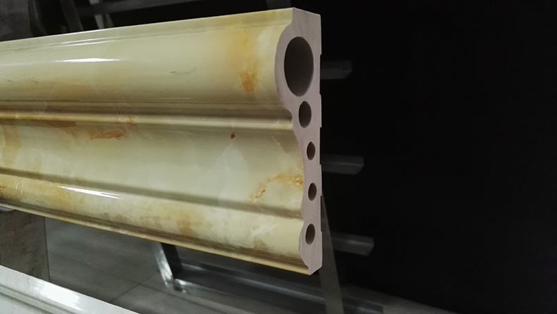 250kg/H ABB Inverter PVC Artificial Marble Production Line Sheet Extrusion Making Machine