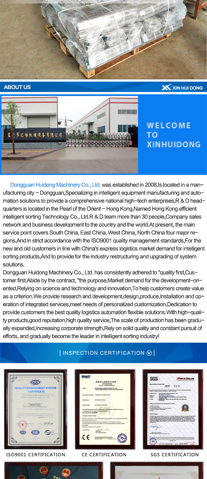 Flexible Gravity Roller Bed Conveyor , Lineshaft Pallet Roller Conveyor Fire Resistant