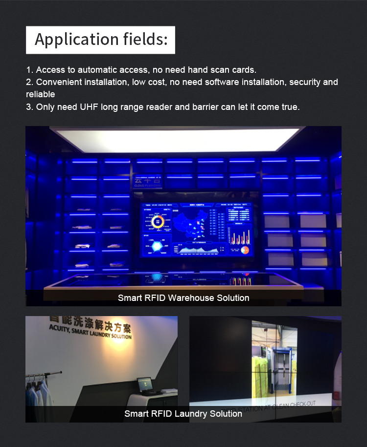 fixed rfid reader application fields