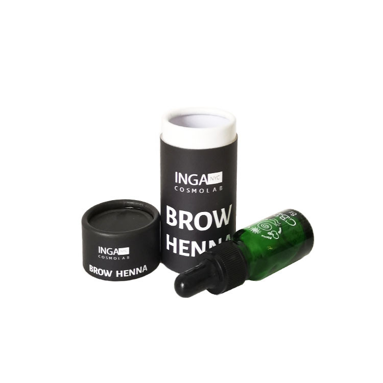 Cylinder Box Custom CBD Packaging Healthcare Packaging For CBD Oil