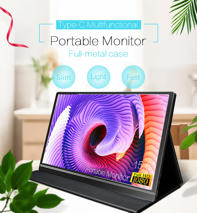 15.6 Inch IPS Synchronized Screen 1080P HDR Portable Gaming Monitor