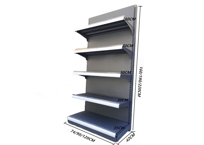 5 layers 100kg/Layer Supermarket Product Display customized color