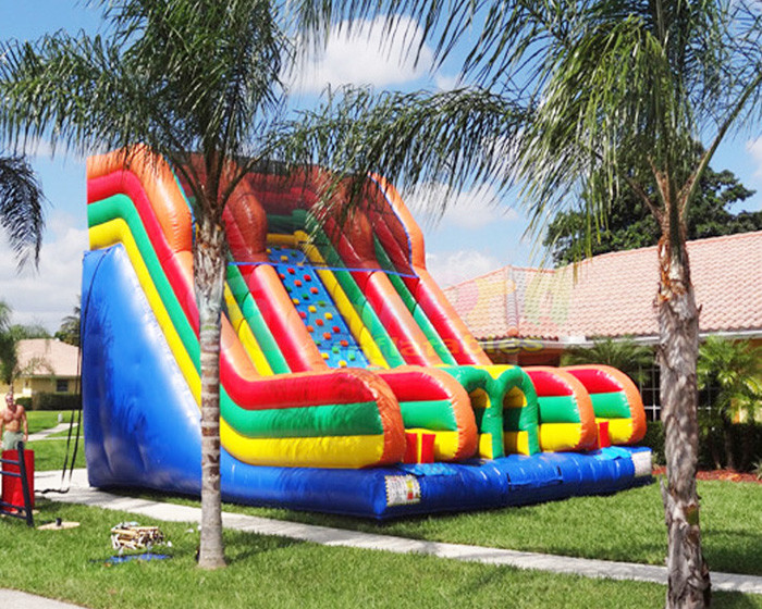 0.55mm PVC Tarpaulin Inflatable Bounce House Slide