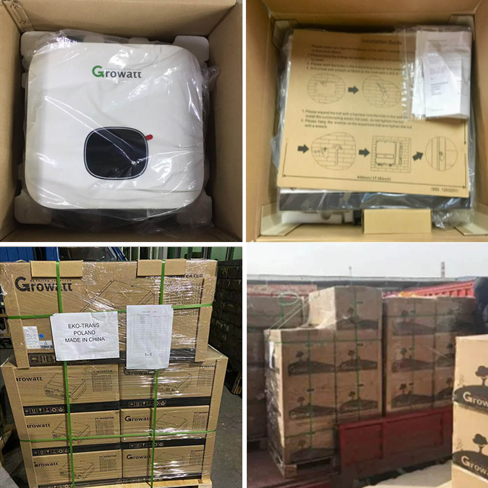 Ground Mounting Growatt Mod 10KTL3-X 10KW On Grid Tie 3 Phase Solar Inverter With MPPT