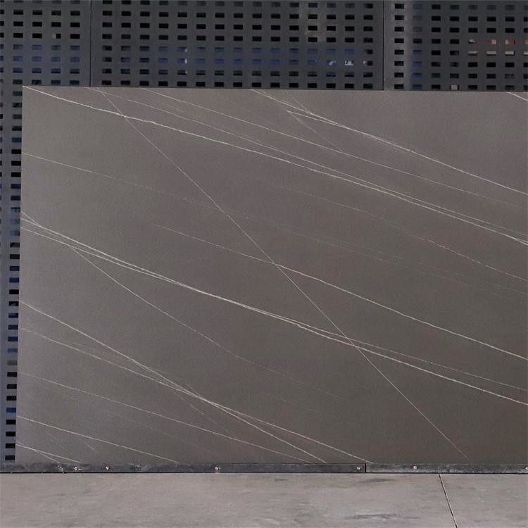 3200x1600mm Polished Glazed Porcelain Sintered Stone Slab Tile For Bedroom Wall Decoration