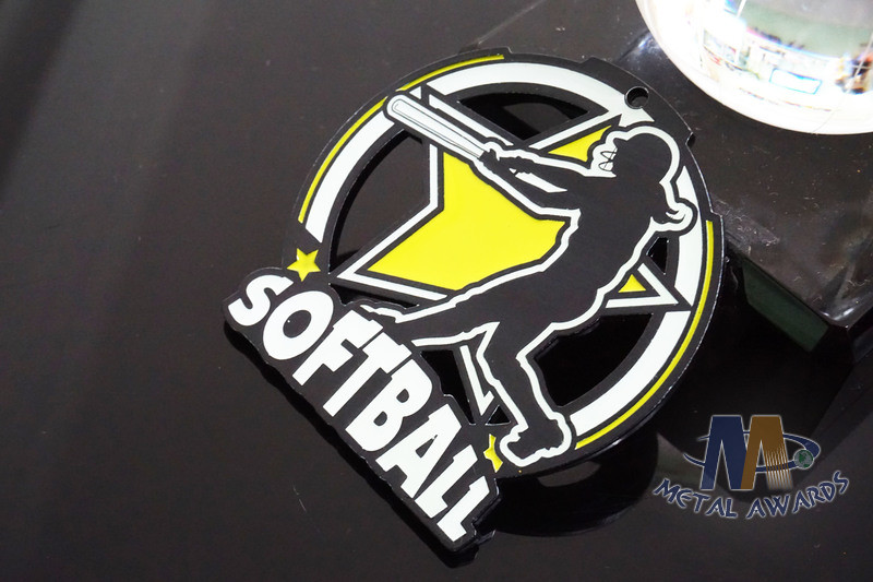 Girls Dye Black Plating Gymnastics Softball Glow In The Medals , Metal Custom Design Medallon