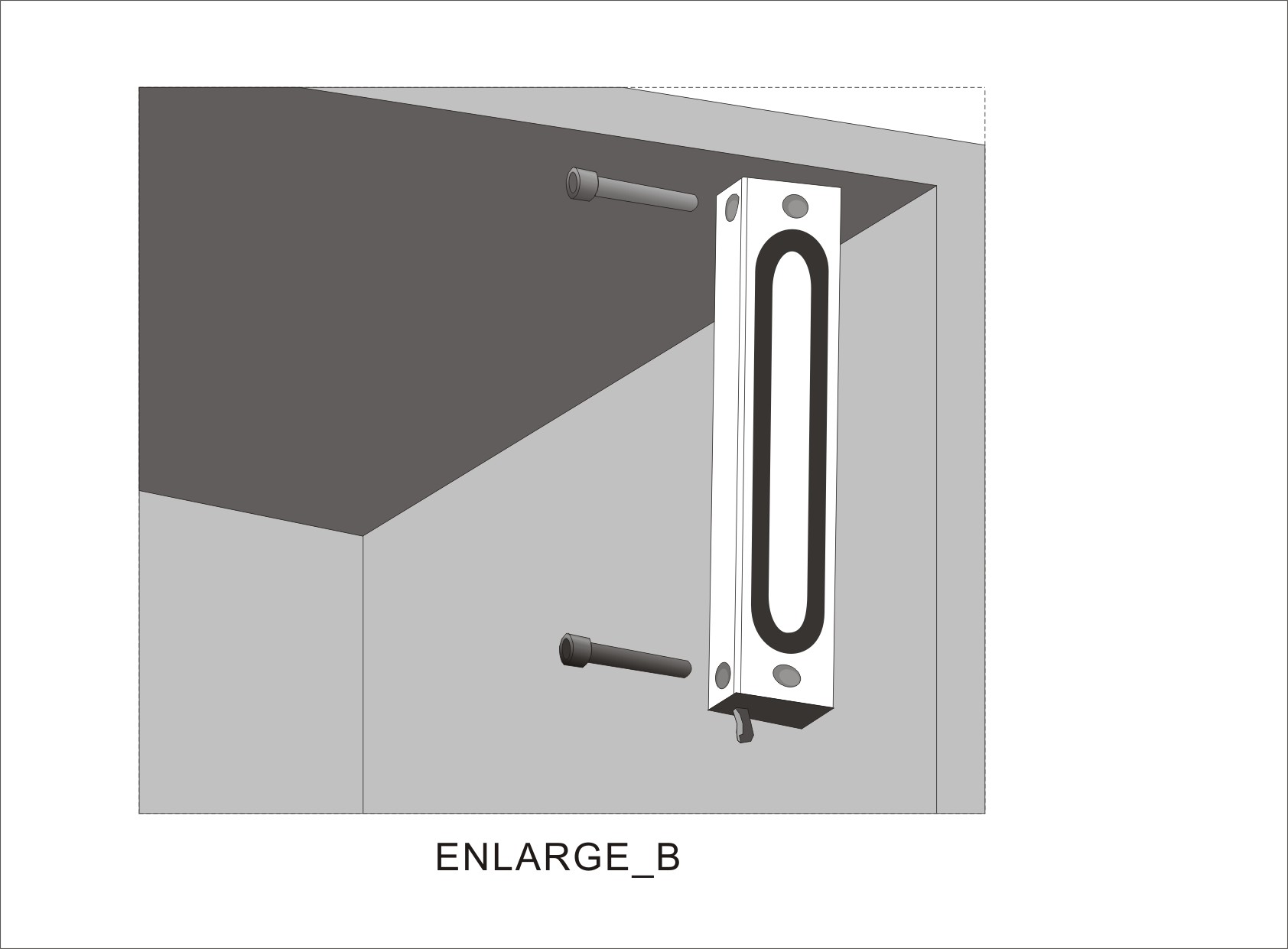 Access Control Magnetic Lock Suitable For Mini Cabinet / Child Proof Door Locks