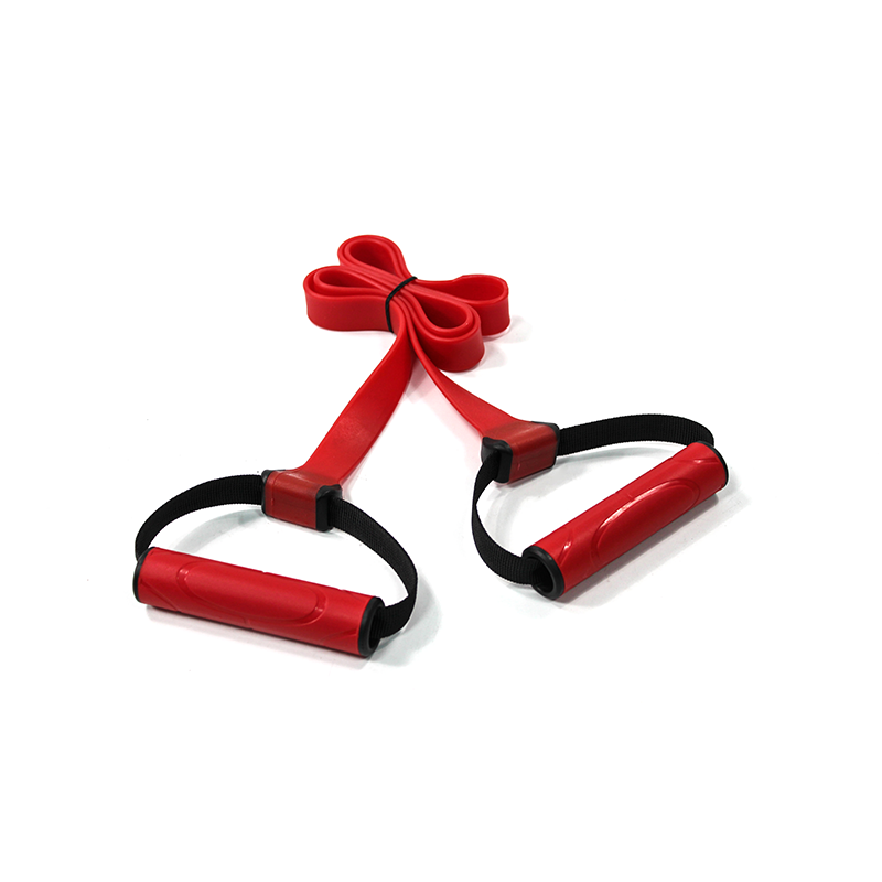 12cm TPE Exercise Tubing With Handles Workouts Resistance Tube For Gym Strength Training