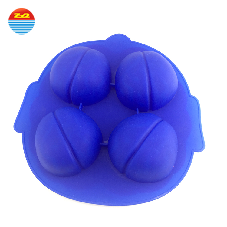 Factory wholesale silicone Ice Tray Cake mold Custom Brain ice cube tray mold size shape