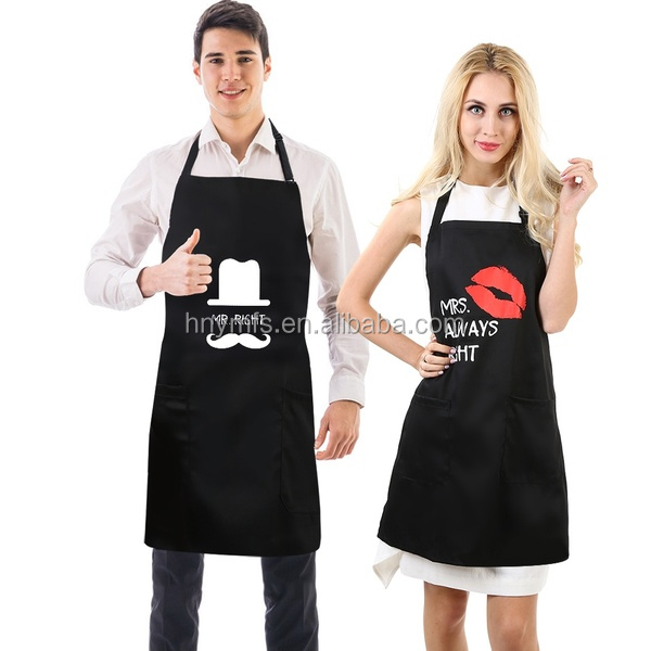 multifunctional washable durable panel blank cooking kitchen cotton unisex bib aprons
