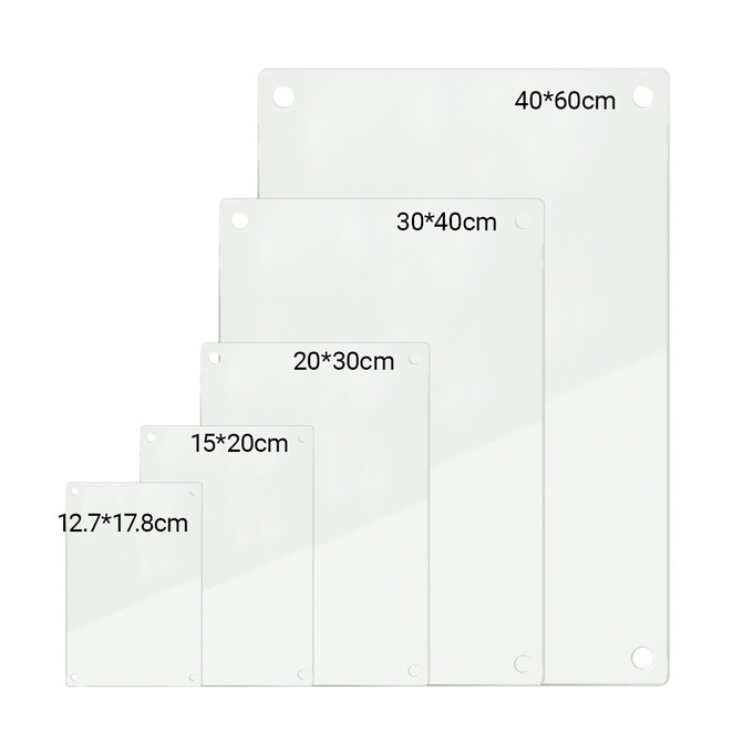 Customized Sublimation Glass Blanks Sublimation Glass Photo Frame Elegant