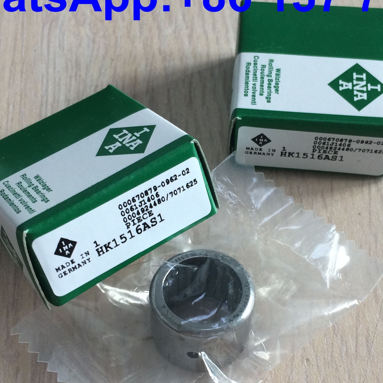 HK1516AS1 Open End Drawn Cup Metric Needle Bearings With Lubrication Hole 15x21x16mm
