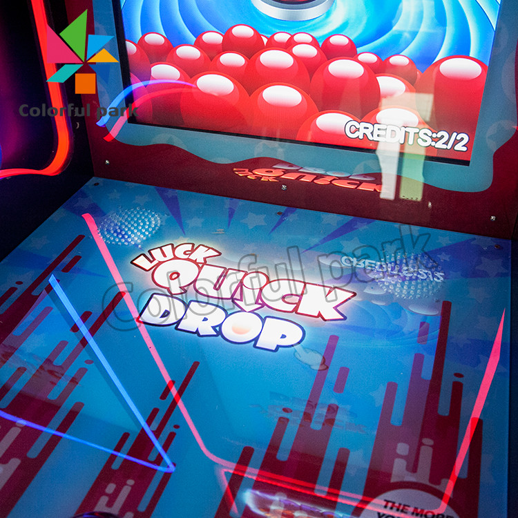 Colorful Park kid quick drop Coin Operated Video Arcade Ticket Redemption arcade Game Machine