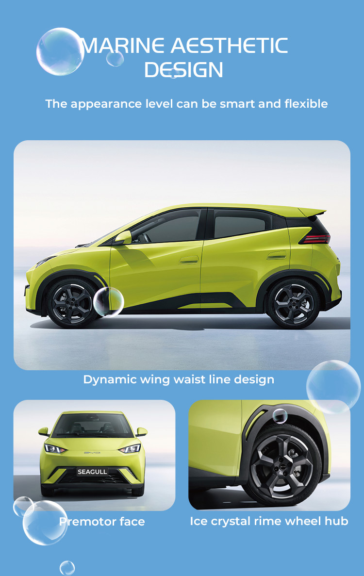 BYD Seagull EV Hatchback MINI Electric Car Range 405KM For Urban Transportation