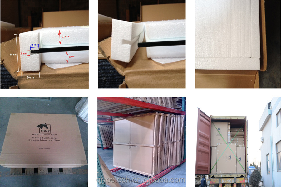 12.38mm Clear Laminated Swimming Pool Fencing Glass with Compressive Strength 4-6 Times