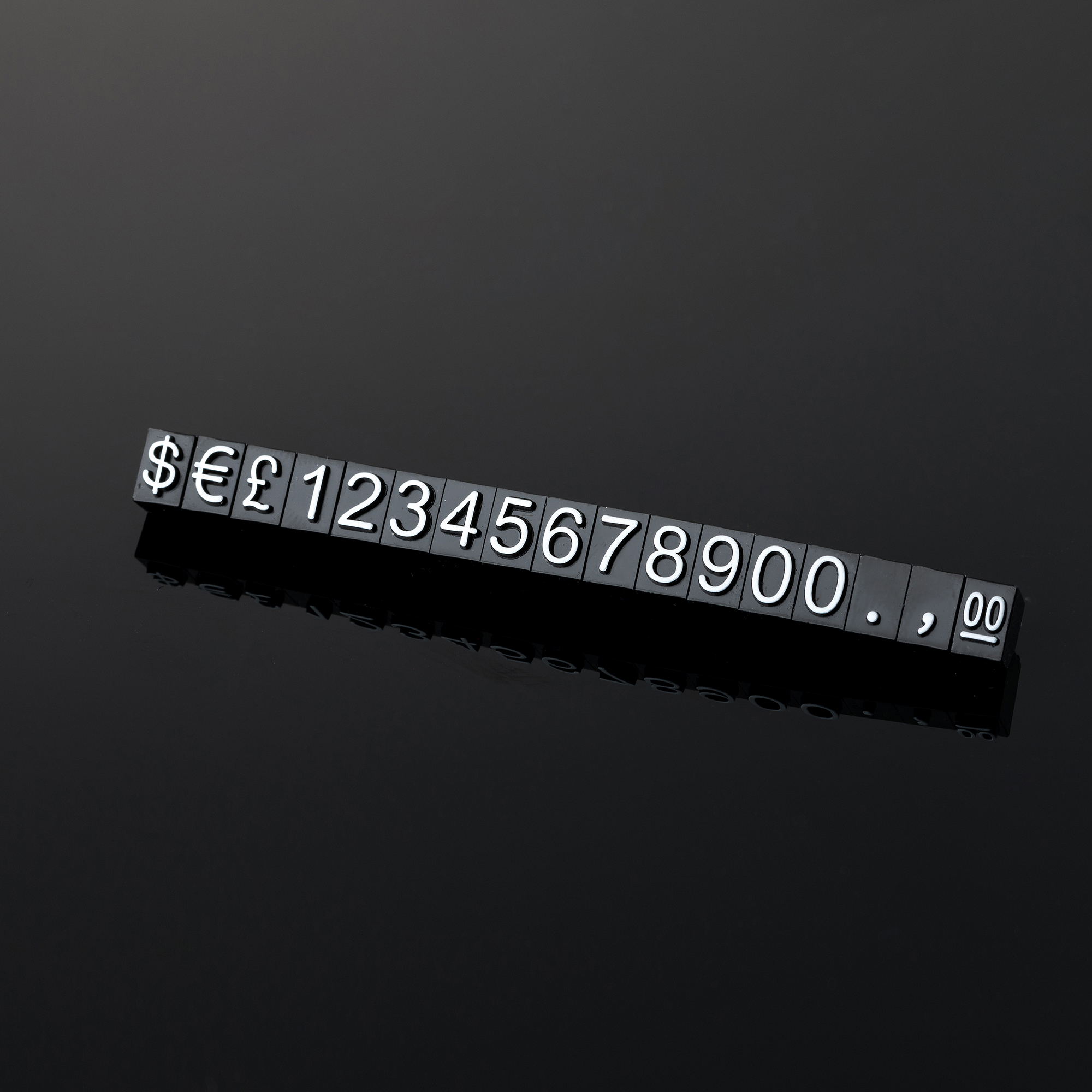 Adjustable Fashion Jewelry Display Price Tags 3mm Thick For Watches And Rings