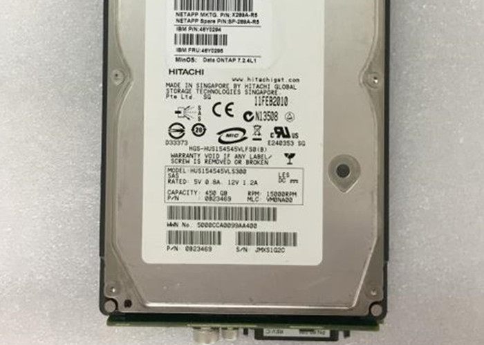X289A-R5 450GB Server Disk Drives 15K SAS SP-411A-R5 For FAS2020 FAS2040