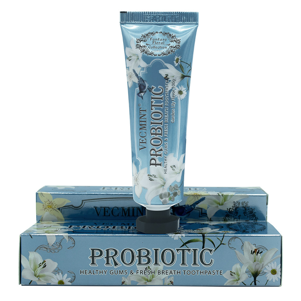 Factory Manufacture Floral Fragrance Lily Flavor Teeth Whitening Basic Cleaning Oral Care Toothpaste