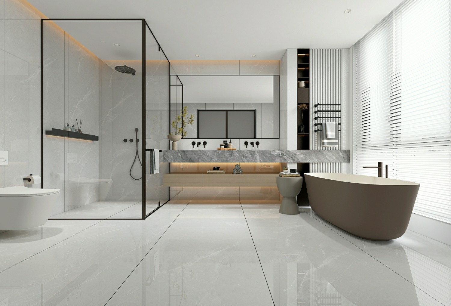 Eco-Friendly Tiles 900x1800x9mm Antibacterial Inside Wall Porcelain Glazed Polished Floor Tile For Living Room And Bedroom