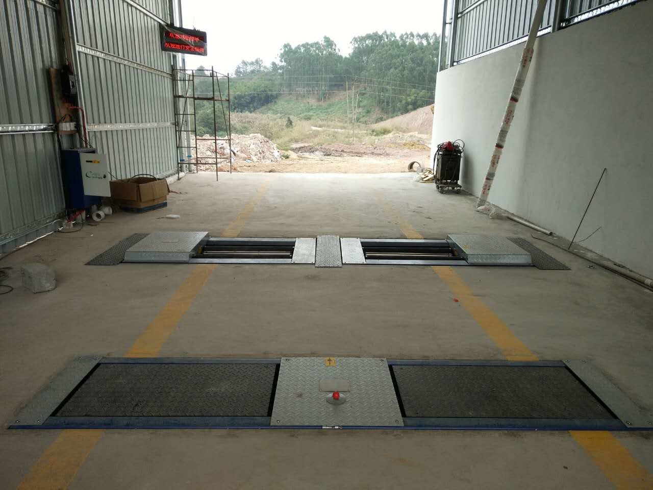 CT-EWR Fully Automatic Vehicle Test Line Automobile Level 2 Car Maintenance Line High Precision