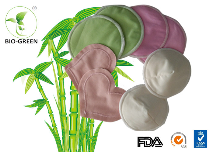 Waterproof Organic Bamboo Nursing Pads High Absorb Microfiber Founded