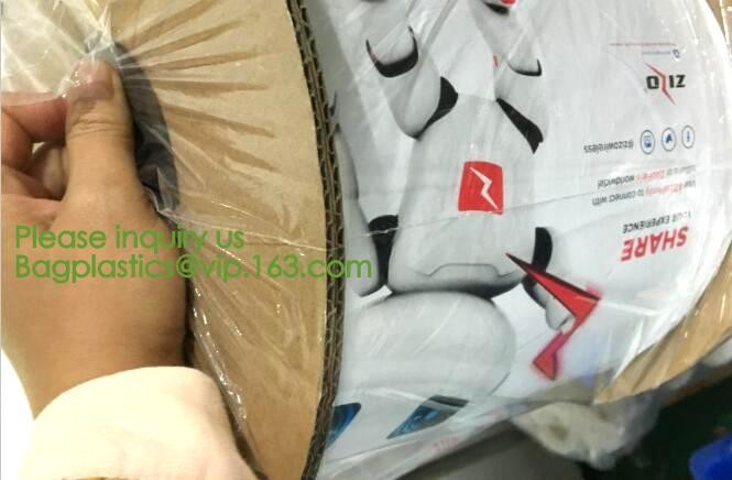 clear LLDPE easy tearing line pre-opened in roll bag,Factory custom LLDPE plastic autobag Preopened polybag on a Roll