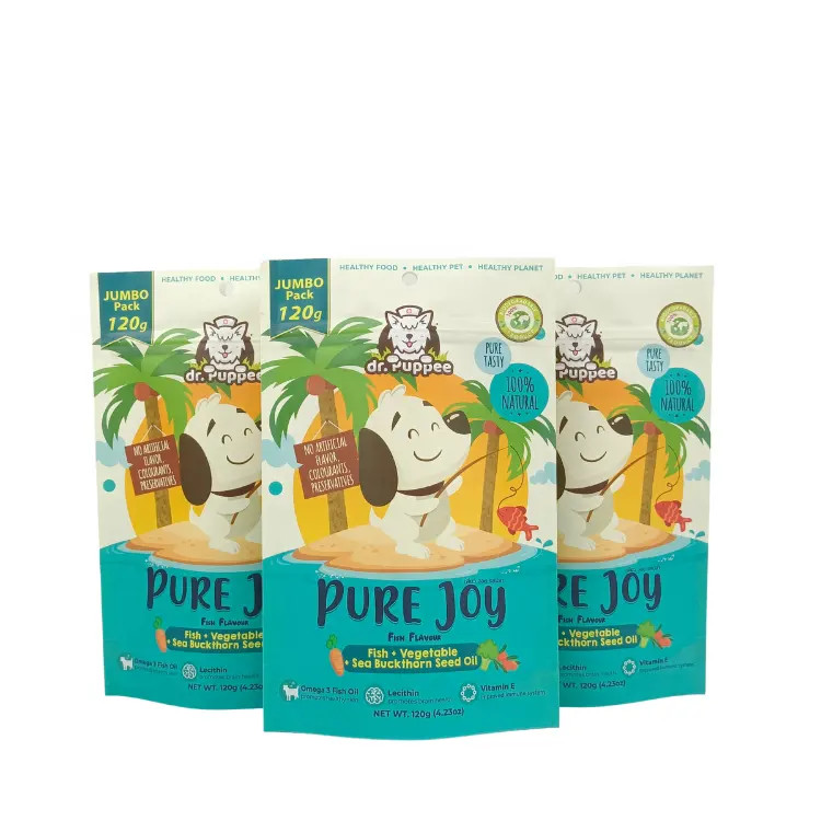 Pet Meal Bag for Pet Chew Edible Food Durable Scratch-resistant Food Packaging bags