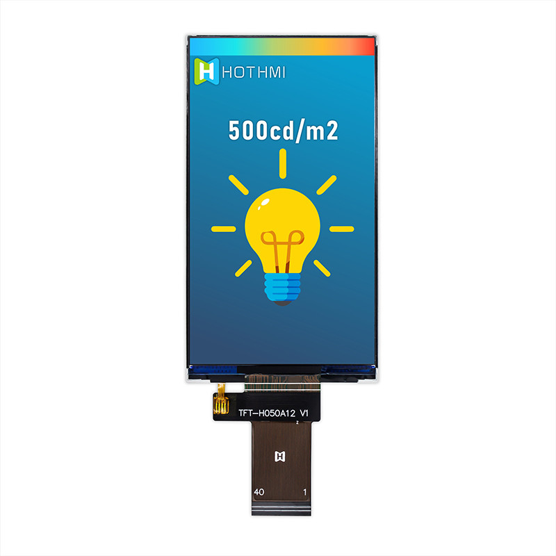 5.0 Inch IPS 480x854 Wide Temperature TFT Display Panel ST7701S For Industrial Computer