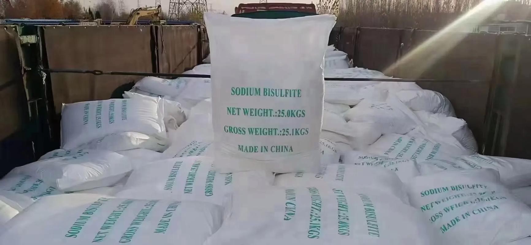 Crystalline Sodium Bisulfite Antioxidant NaHSO3 Inorganic Raw Materials